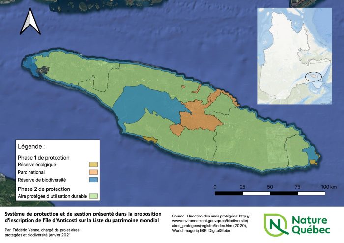 Carte du système de protection et de gestion présenté