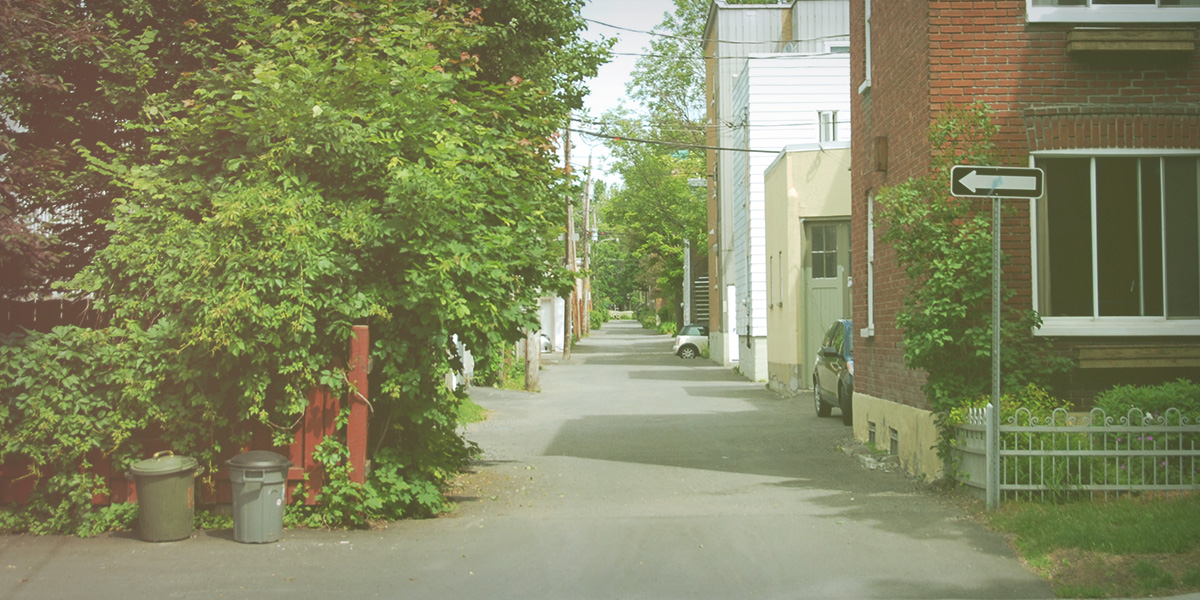 Ruelle de Limoilou, photographie de Pascal Germain