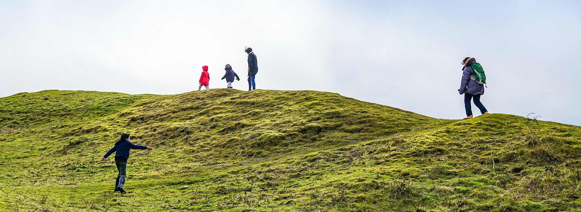 famille en randonnée
