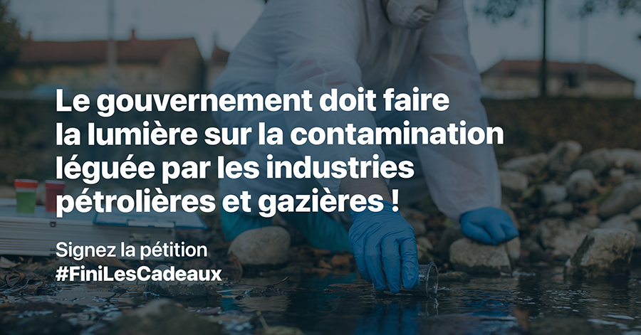 Communiqué - Contamination des eaux en Gaspésie : plusieurs groupes environnementaux et citoyens demandent au gouvernement de faire la lumière sur la contamination léguée par les entreprises pétrolières et gazières
