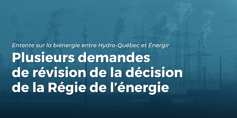 Plusieurs demandes de révision de la décision controversée de la Régie de l’énergie sur la biénergie