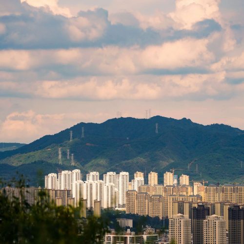 Ville de Kunming, Chine.