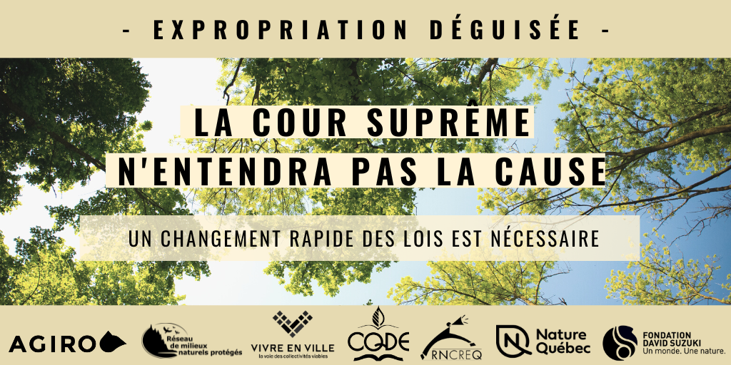 Une décision lourde de conséquences qui appelle à un changement rapide des lois